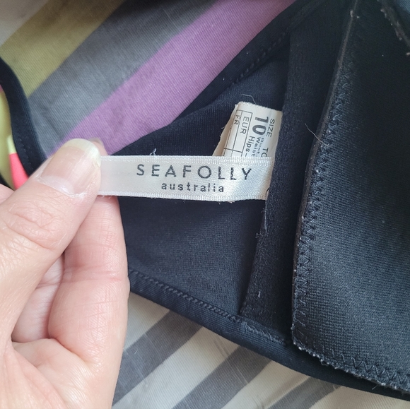 Seafolly Bandwave Bikini Set, VGUC, Size 6 - Picture 10 of 14